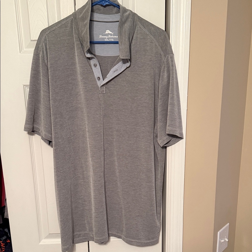 Tommy Bahama Men's Polo in Gray